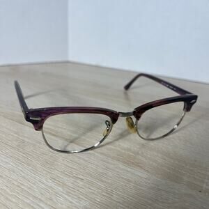 Ray-Ban RB5154 5257 Eyeglasses Tortoise Purple Frames Only 49-21-140 READ DESC